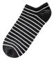 Preview: 6 Paar TippTexx 24 Damen Sneakersocken Black & White